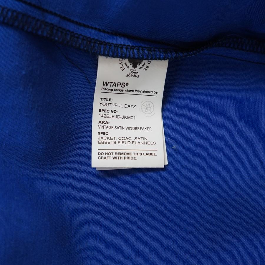 WTAPS ダブルタップス VINTAGE SATIN WINDBREAKER JACKET ロゴ