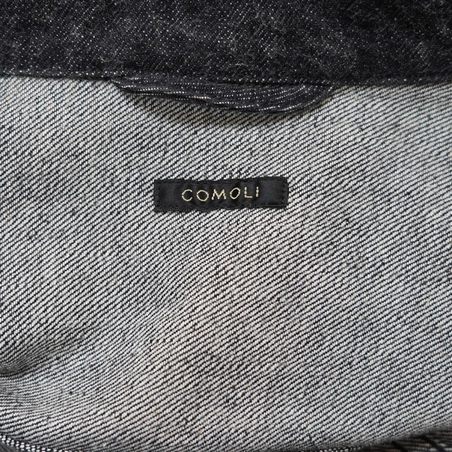 COMOLI コモリ 21AW デニムジャケット ブラックグレー調 サイズ