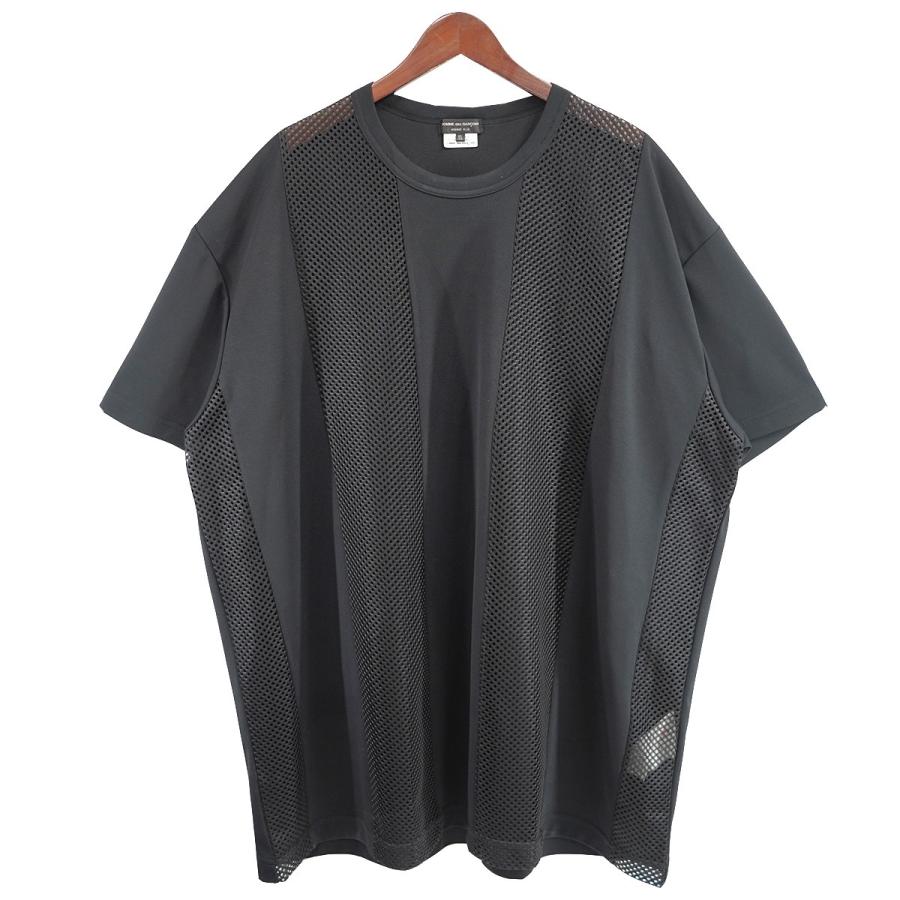 新品未使用　25ss ラグラン切替エステルtシャツ　コムデギャルソンオムプリュス 新品未使用 25ss ラグラン切替エステルtシャツ コムデギャルソン