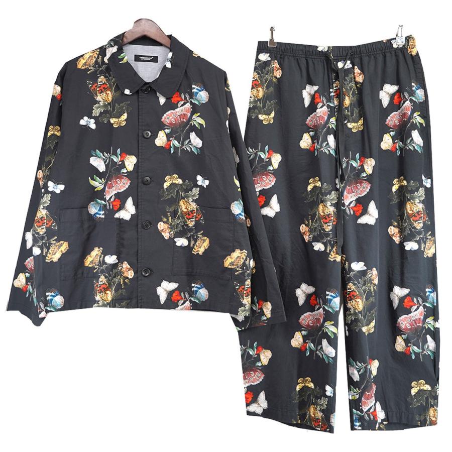 アンダーカバーイズム　未使用　ハンバーガー柄　２way シャツジャケット　レア UNDERCOVER アンダーカバー BUT BEAUTIFUL パッチ加工