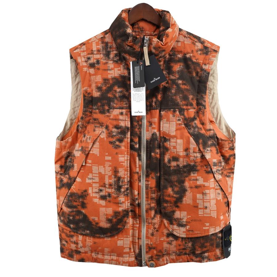 美品　ストーン　アイランド　 STONE  ジップベスト24 AW STONE ISLAND（ストーン アイランド） STONE ISLAND 24AW Anti-Drop