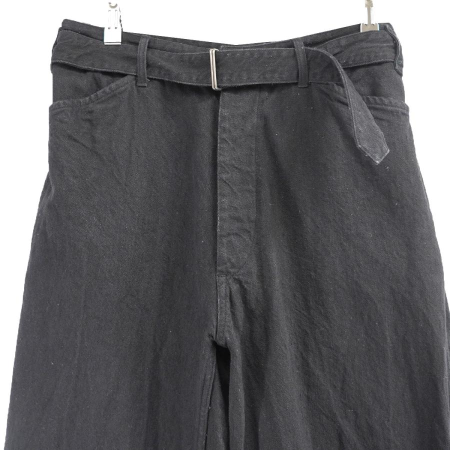 COMOLI コモリ 25SS デニム ベルテッドパンツ ベルト ジーンズ