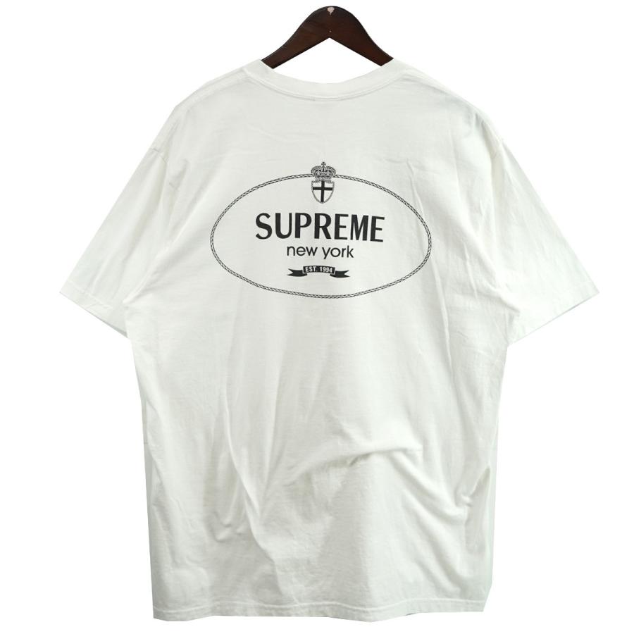 Supreme Crest Tee Whiteシュプリーム クレスト Tシャツ Supreme（シュプリーム） Supreme 24AW Crest Tee クレスト 両面 ロゴ
