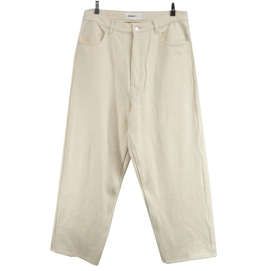 エブリワン everyone soft denim pants ソフトデニムパンツ ナチュラル