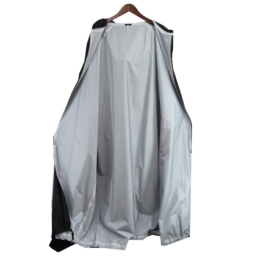 COMOLI コモリ 24SS レインコート ダブルジップ フード