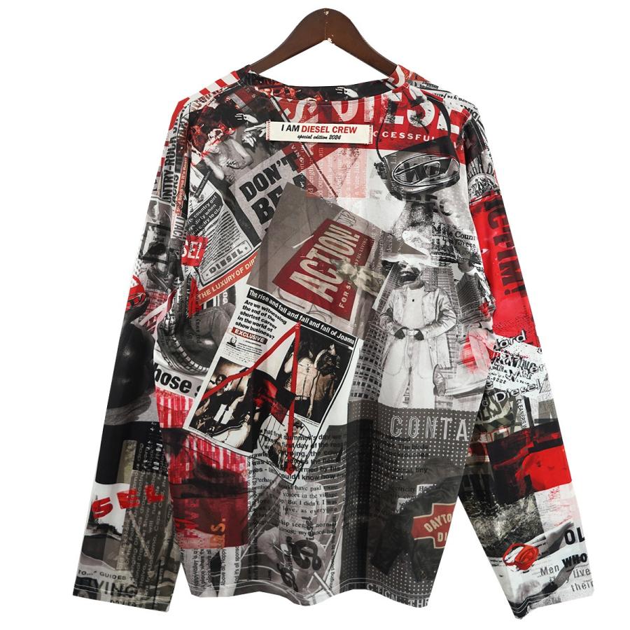 ディーゼルグレン・マーティンス長袖Tシャツ