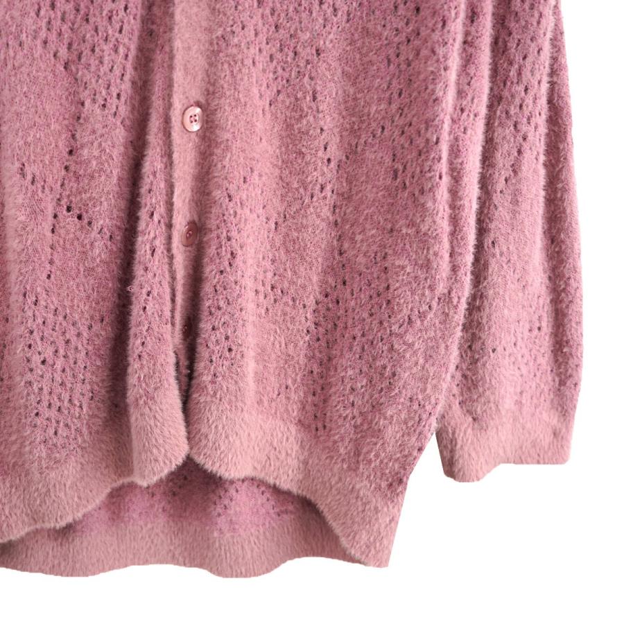 【美品】ladmusician size 44 シャギーニット　ピンク LAD MUSICIAN（ラッドミュージシャン） 【値下げ】LAD MUSICIAN 20SS