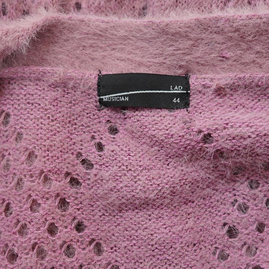 【美品】ladmusician size 44 シャギーニット　ピンク LAD MUSICIAN（ラッドミュージシャン） 【値下げ】LAD MUSICIAN 20SS