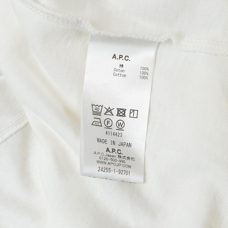 アーペーセー ビームス別注 ロゴ刺繍Tシャツ Brilla per il gusto（ブリッラ ペル イル グスト）【別注】A.P.C.