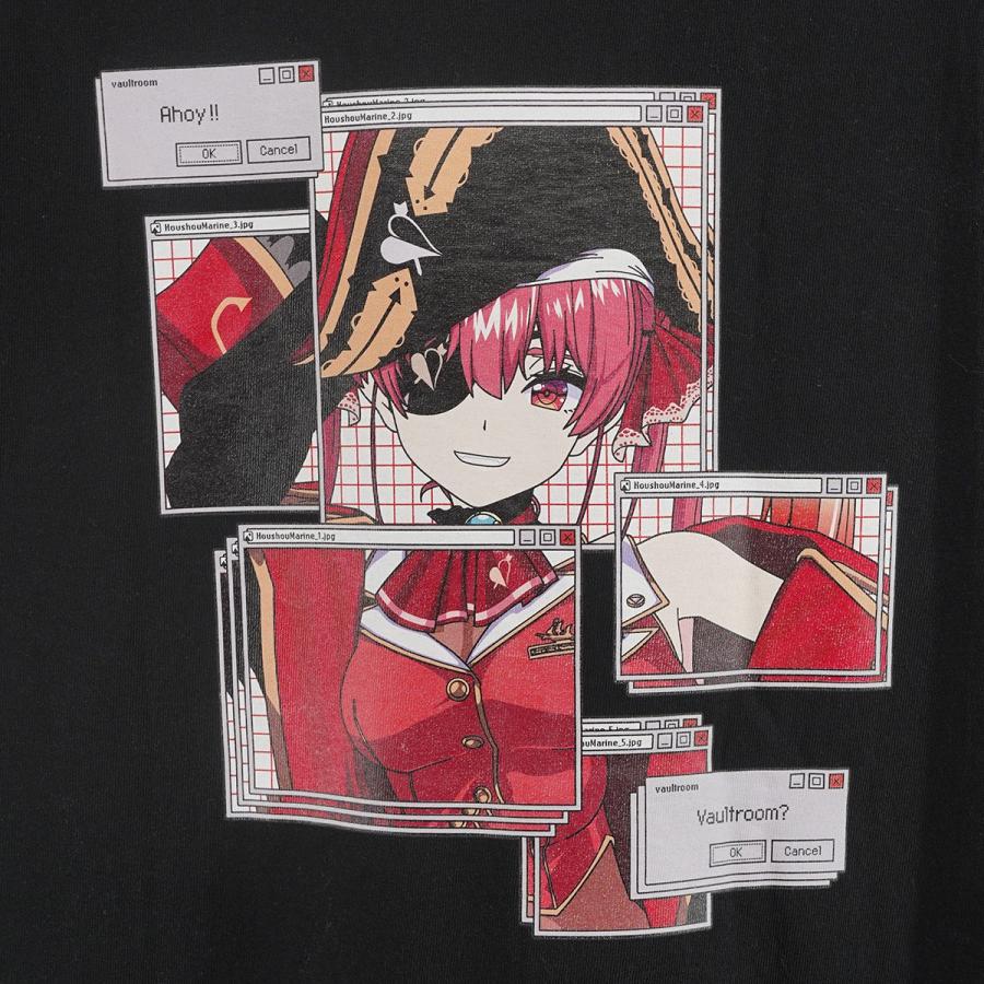 vaultroom × 宝鐘マリン ロングTシャツ Lサイズ ホワイト ホロライブ