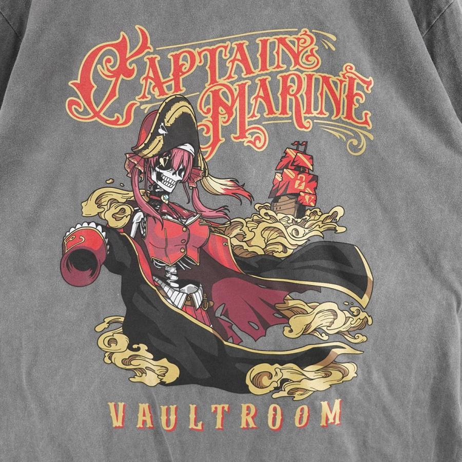 VAURTROOM 宝鐘マリン Tシャツ ボルトルーム VAULTROOM 24SS CAPTAIN MARINE TEE VTuber 「宝鐘マリン