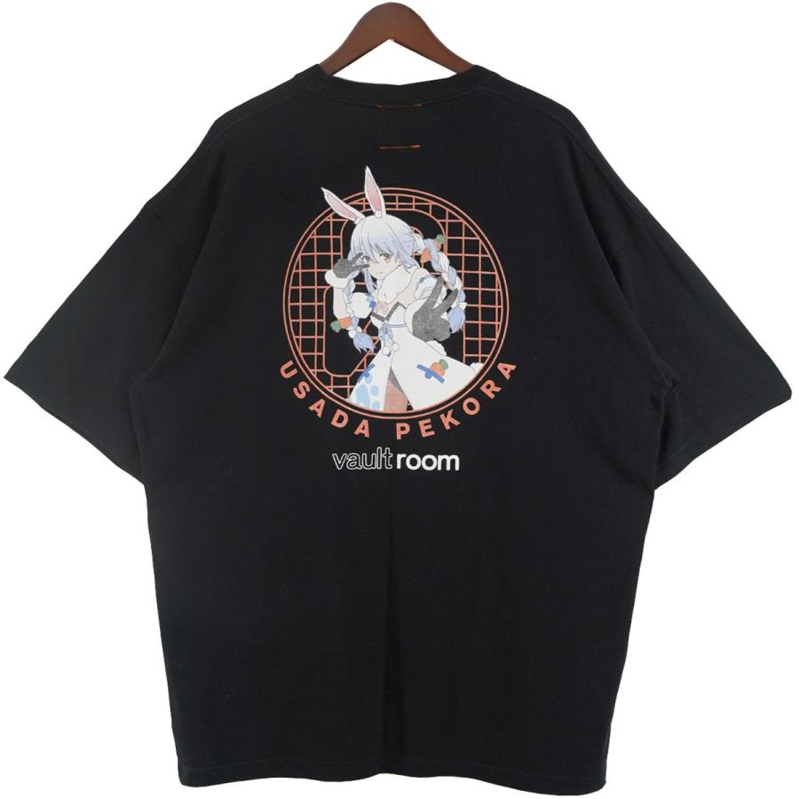値下げ】VAULTROOM 23AW VR × PEKORA TEE VTuber「兎田ぺこら」 ロゴ T
