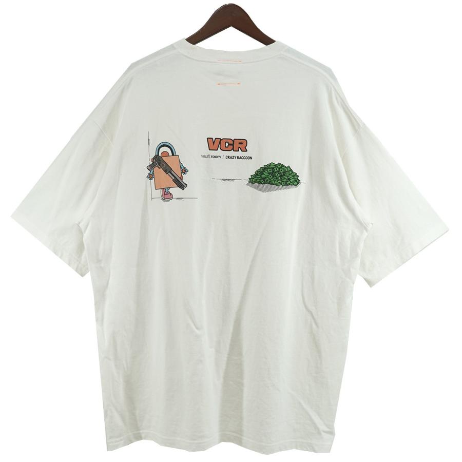 vaultroom × CRAZY RACCOON tee Tシャツ L 白 【公式通販】