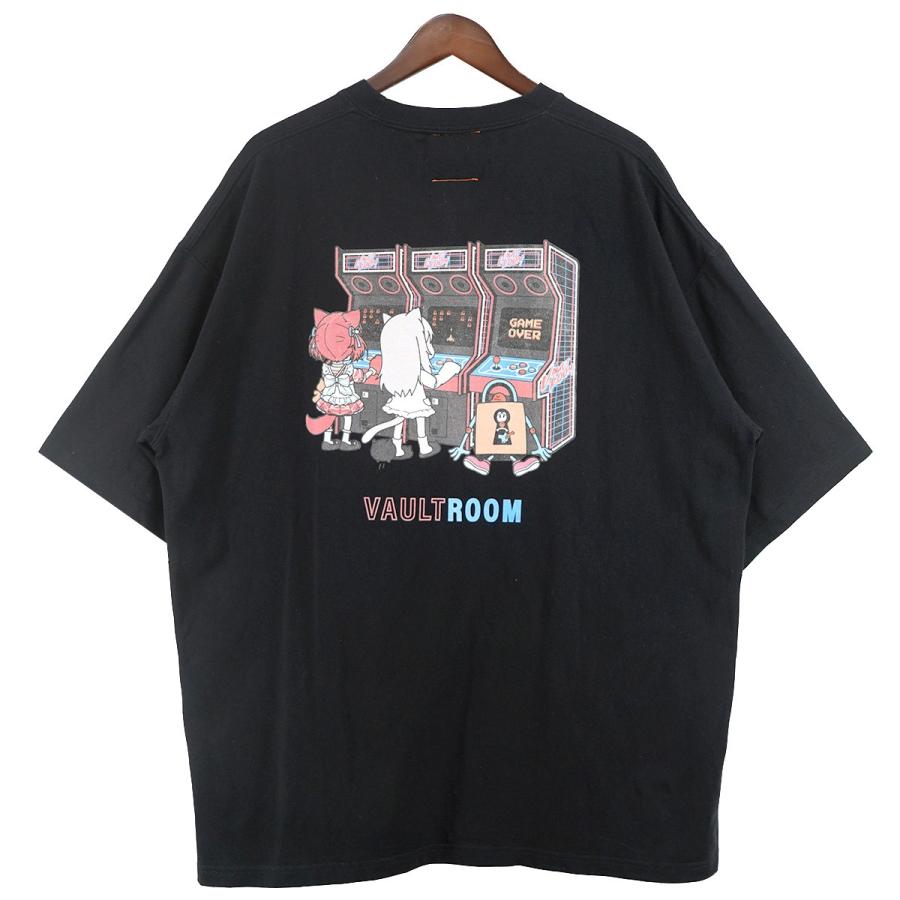 vaultroom 赤見かるび VR×KARUBINACHO TEE BLK ボルトルーム VAULTROOM 24SS VR × KARUBINACHO TEE かるびなちょ