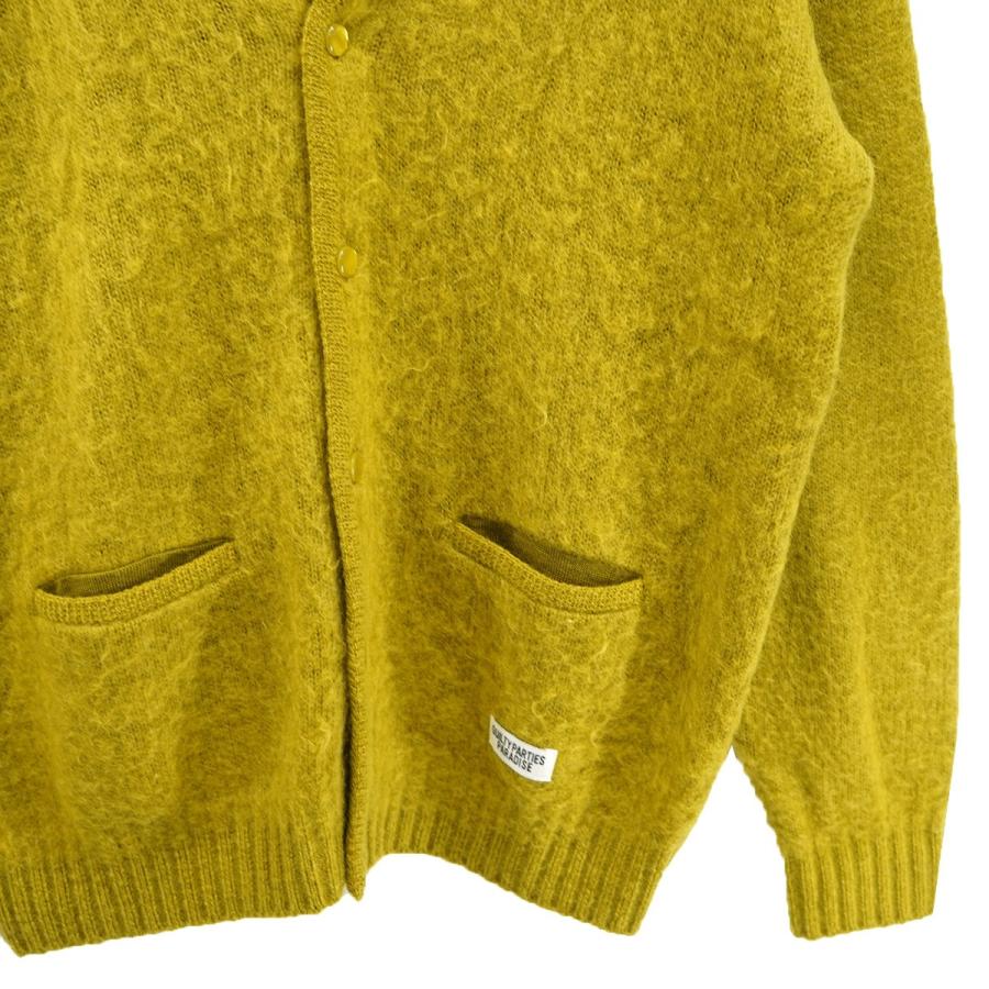 【お値下げ中】ワコマリア　モヘアニットカーディガン　XL WACKO MARIA - 新品 ワコマリア wacko maria 21awモヘアカーディガン