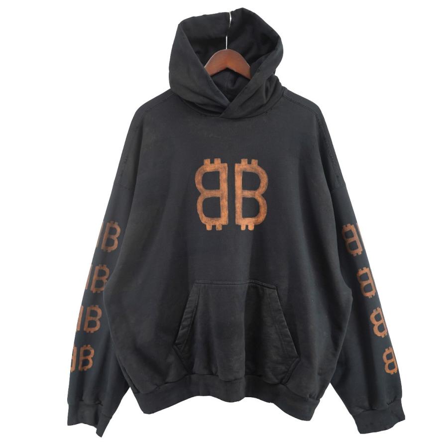 BALENCIAGA（バレンシアガ） 【値下げ】BALENCIAGA 22AW BB Crypto Coin Vintage ヴィンテージ加工 BBロゴ  ダメージ加工 オーバーサイズ : カインドオルYahoo!店 - 通販 - Yahoo!ショッピング