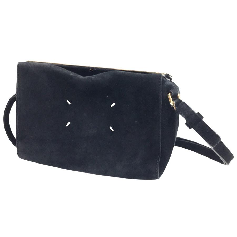 オ*ル様 メゾンマルジェラ 4ステッチ レザー クロスボディ ショルダーバッグ Maison Margiela（メゾンマルジェラ） 良品 15AW Maison Margiela