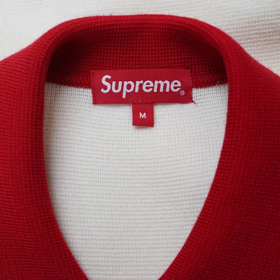supreme 21 ss カーディガン　M SS21 Supreme Logo Trim Zip Up Cardigan - カーディガン (Supreme