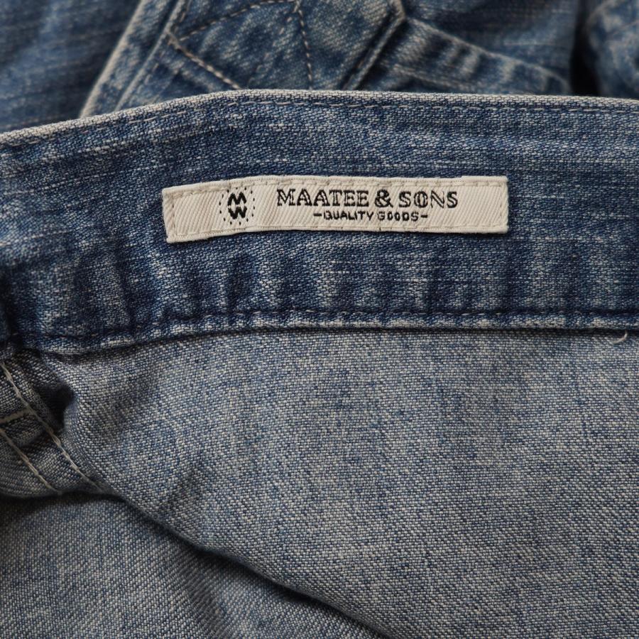 マーティー マーティーアンドサンズ MAATEE＆SONS 24SS MILITARY DENIM