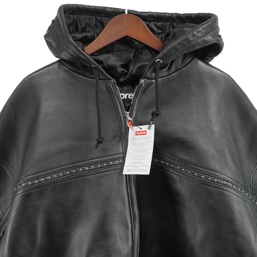 Supreme（シュプリーム） Supreme 25SS Studded Hooded Leather Jacket
