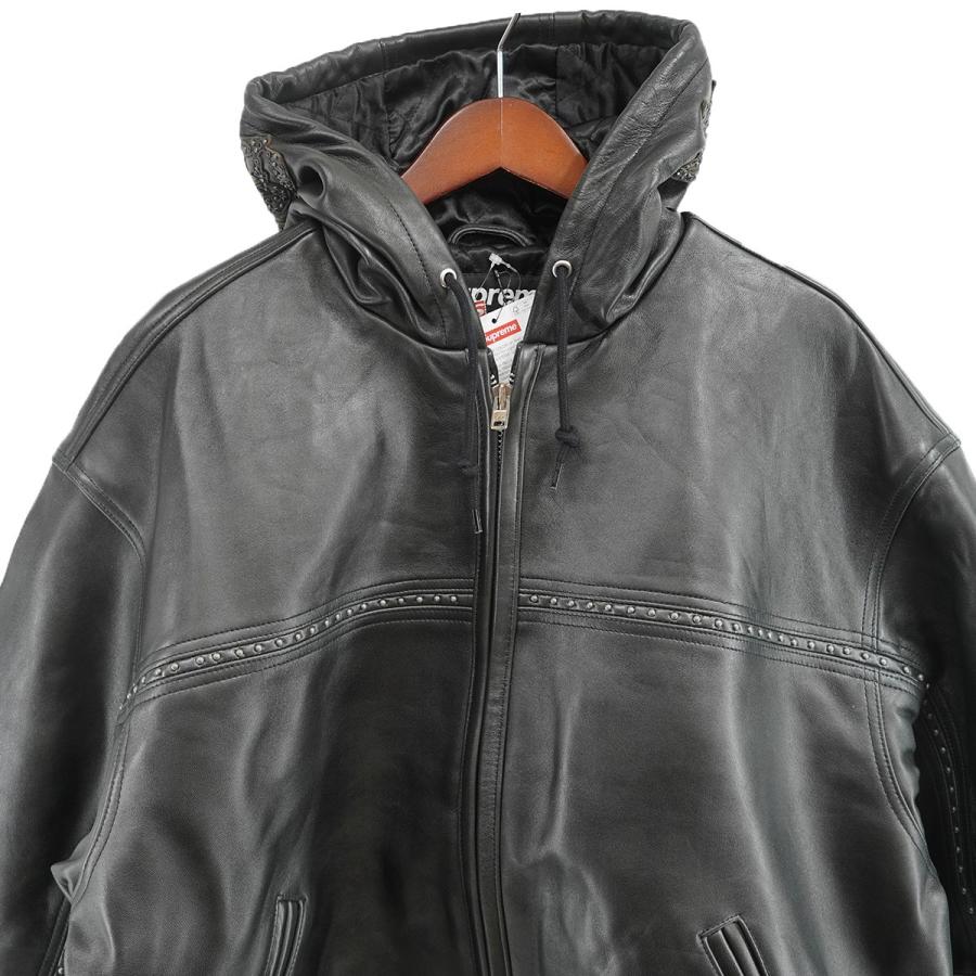 Supreme（シュプリーム） Supreme 25SS Studded Hooded Leather Jacket