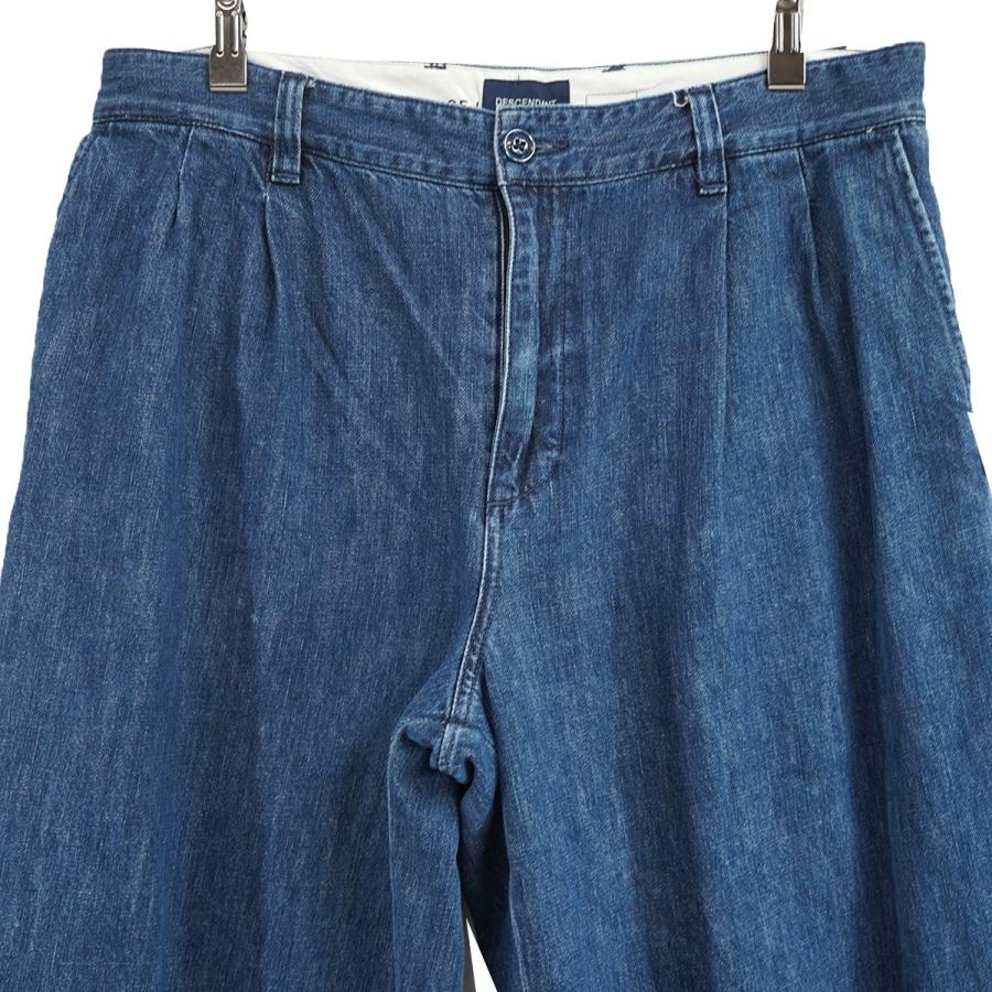 DESCENDANT 【値下げ】DESCENDANT SF DENIM WIDE TROUSERS (INDIGO