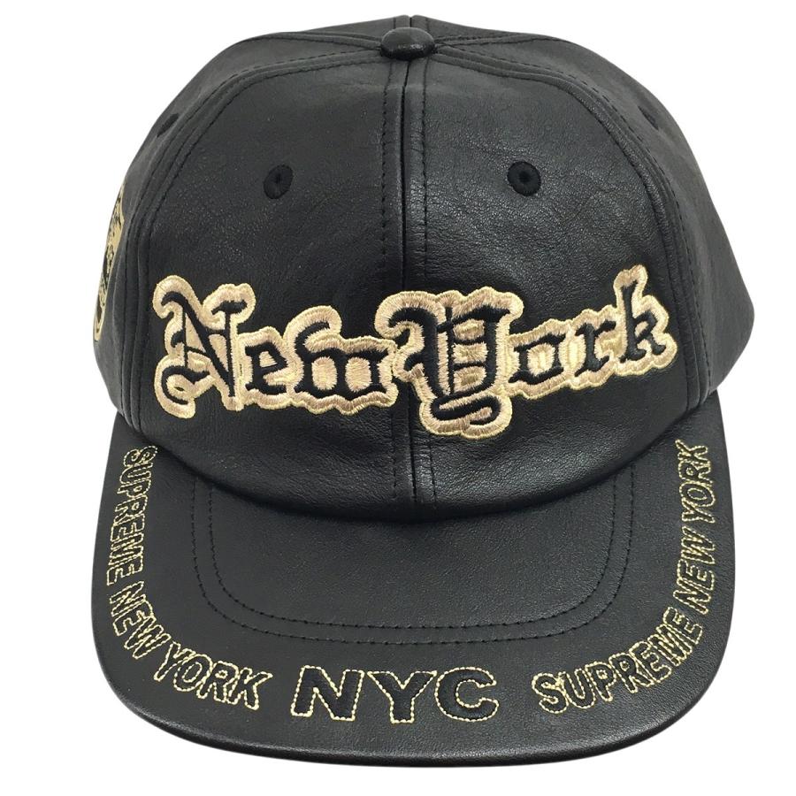 Supreme（シュプリーム） Supreme 25AW New York Leather 6-Panel ロゴ