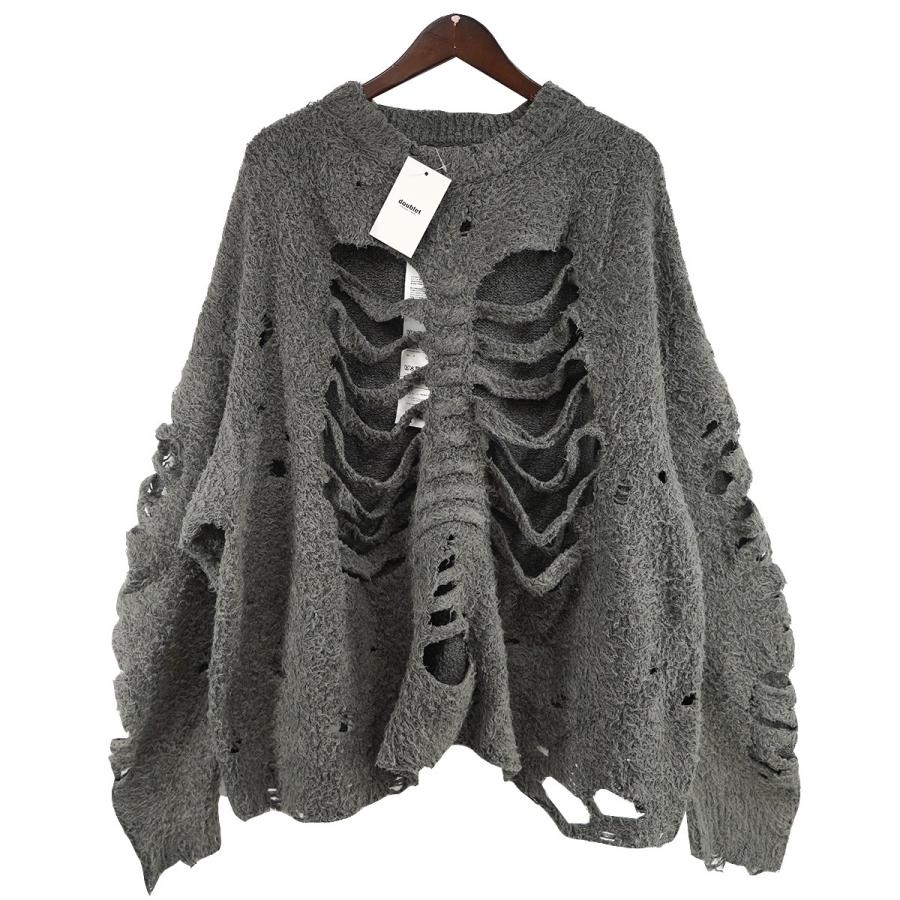 doublet（ダブレット） 【値下げ】doublet 25AW RIBCAGE KNIT PULLOVER