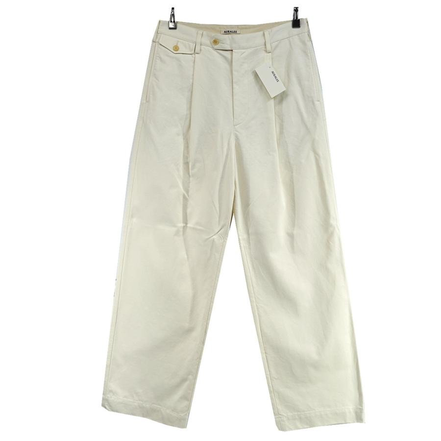 ‼️ててて、AURALEE 25SS チノワンタックパンツ AURALEE（オーラリー） 【値下げ】AURALEE 25SS WASHED FINX CHINO ONE