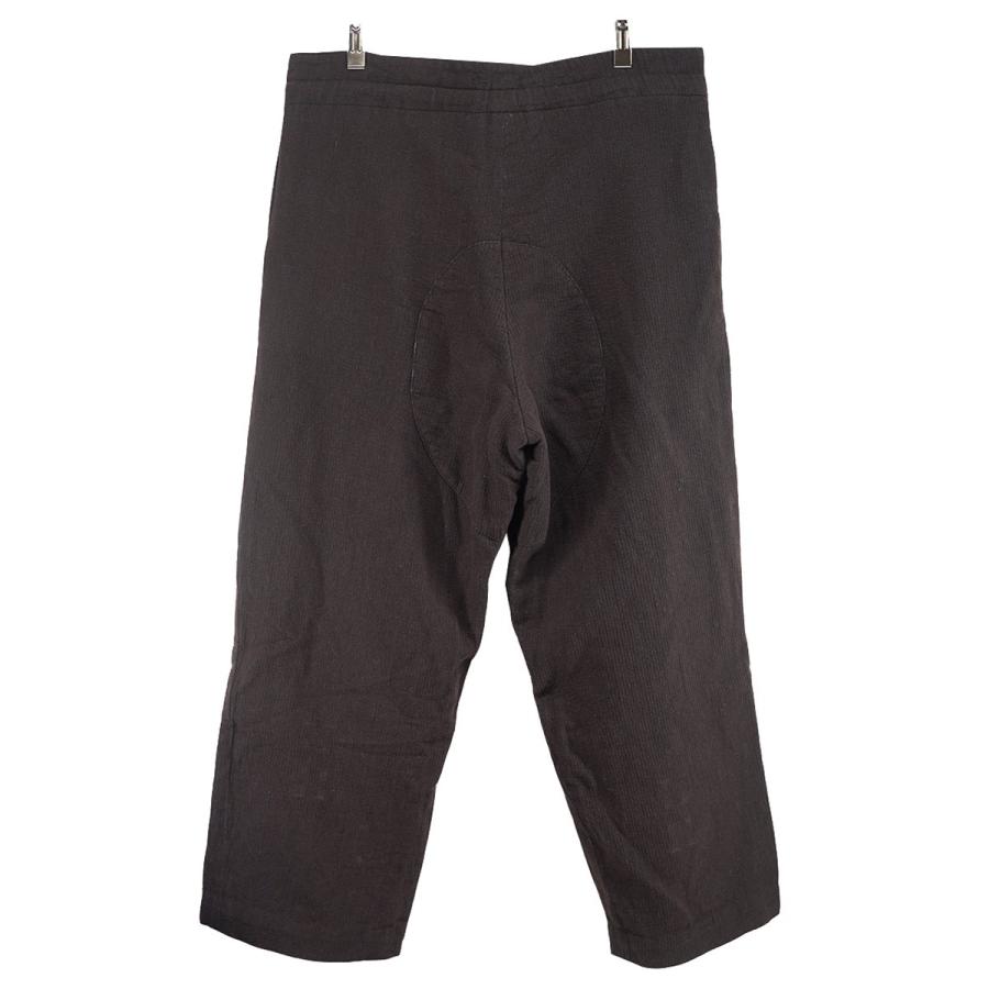 シュス SUS-SOUS リネンウールカシミヤ ピケ イージー ワイドパンツ