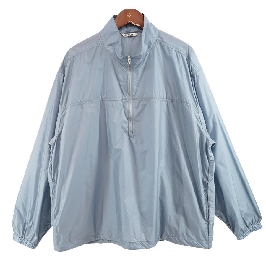 ジャケット・アウター AURALEE 24SS LIGHT NYLON HALF ZIP P/O AURALEE（オーラリー） AURALEE 24SS LIGHT NYLON HALF ZIP P／O