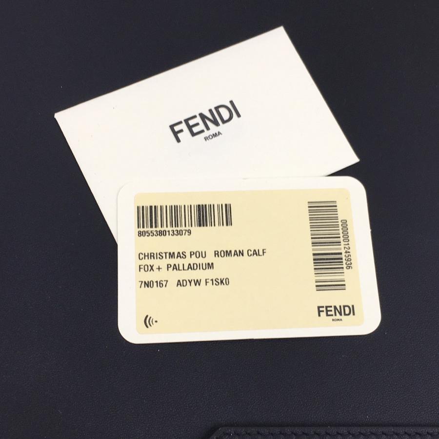 FENDI（フェンディ） 【値下げ】FENDI ロゴ レザー クラッチバッグ 鞄