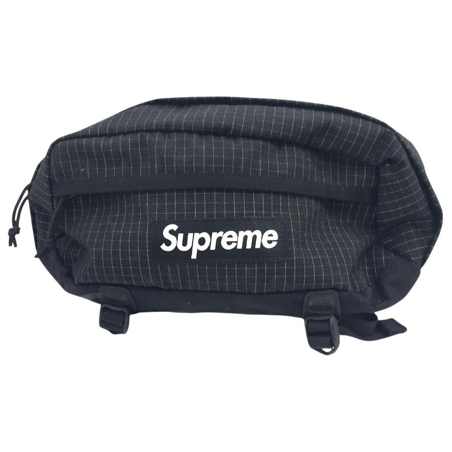 Supreme ボディバッグ チェック柄 ブラック Supreme（シュプリーム） 【値下げ】Supreme 24SS Waist Bag チェック