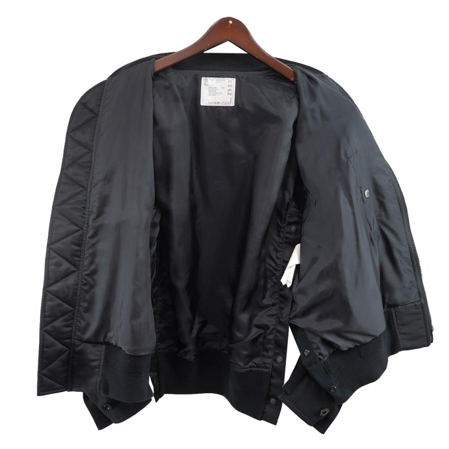 sacai MA-1ジャケット ナイロンツイルミックス　サイズ1 sacai Denim x MA-1 Jacket