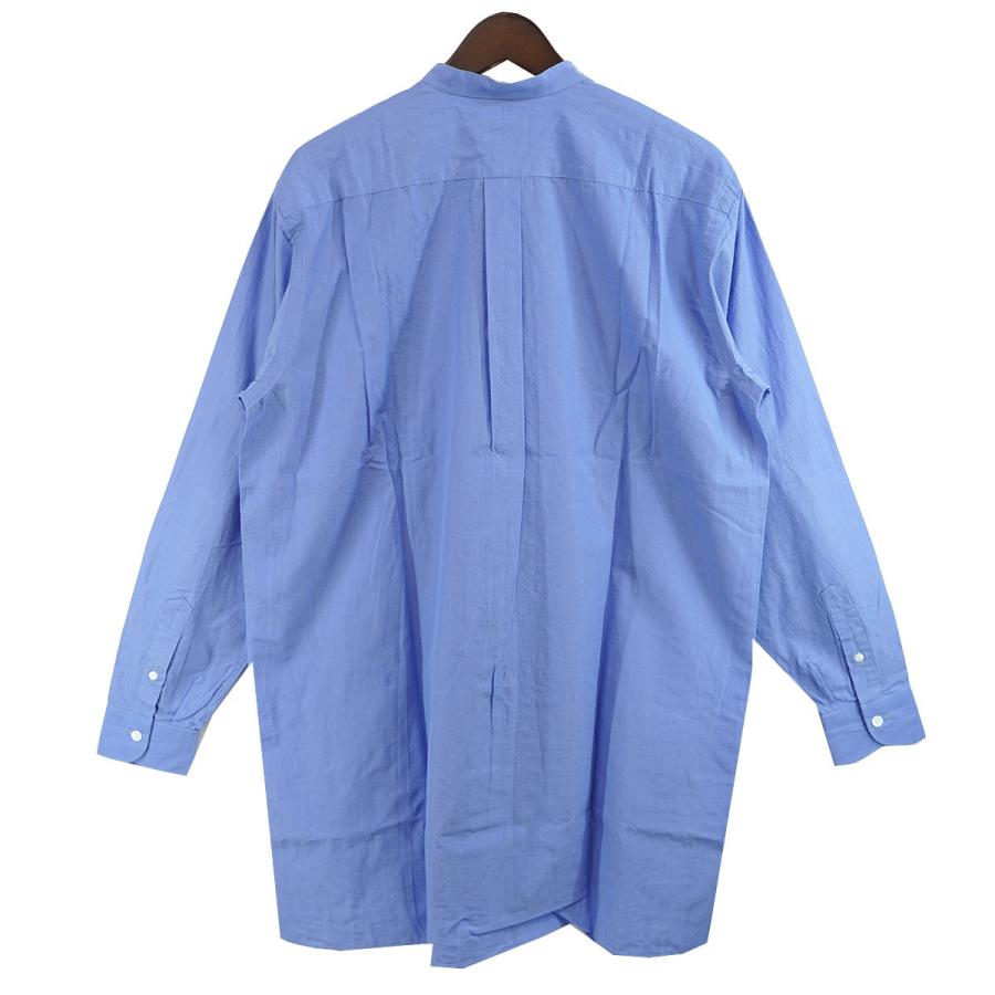 COMOLI（コモリ） 【値下げ】COMOLI 21AW バンドカラーシャツ サックス
