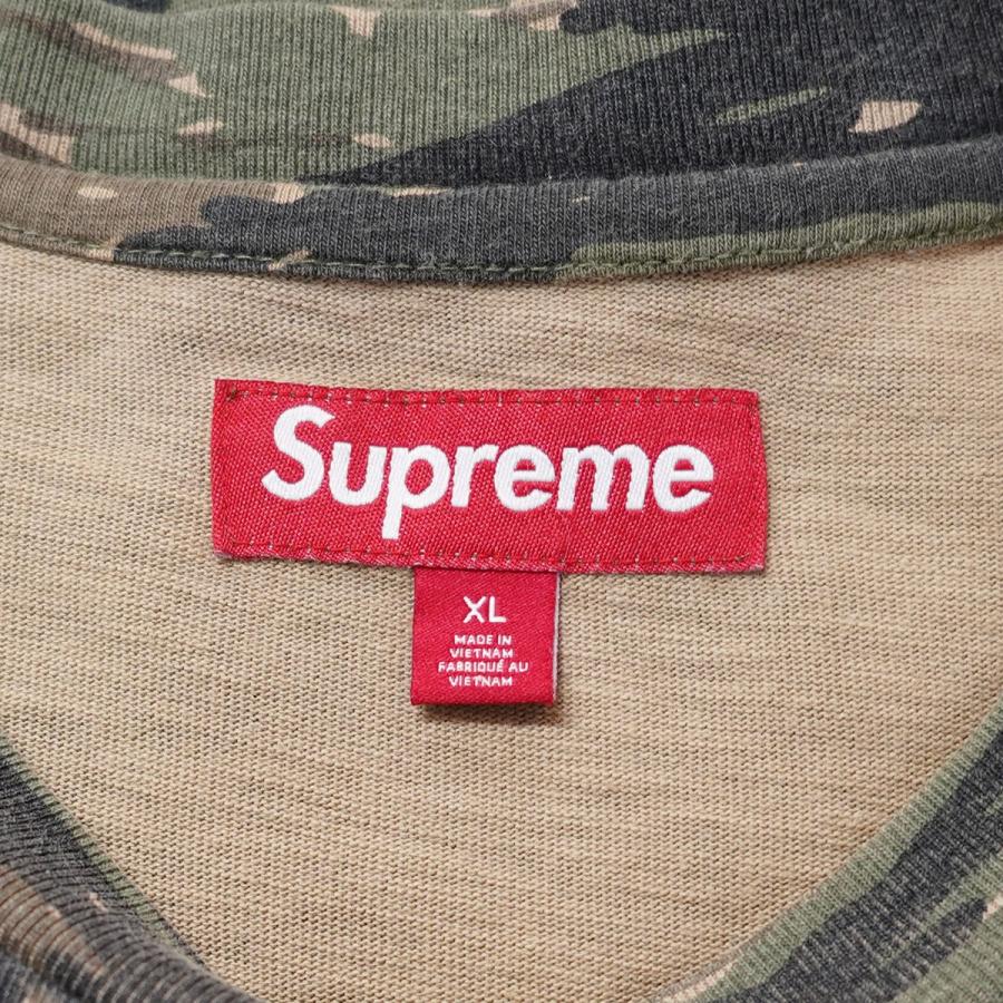 【美品】Supreme Pocket Tee Tiger Camo 24ss S Supreme（シュプリーム） 【値下げ】Supreme 24SS S／S Pocket Tee