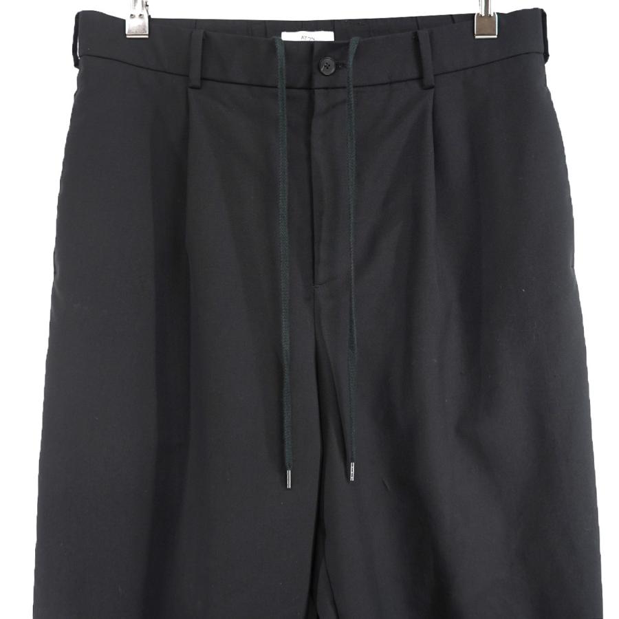 ATON（エイトン） ATON WOOL TROPICAL TAPERED EASY PANTS ウール