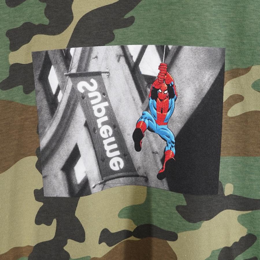 Supreme（シュプリーム） Supreme 26SS Spider-Man Tee Woodland Camo