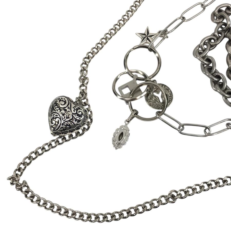 【新品・最終値下げ】Doublet DEAD ネックレス　ブラック/シルバー doublet (ダブレット) ×Colantotte MAGNETIC DEAD NECKLACE