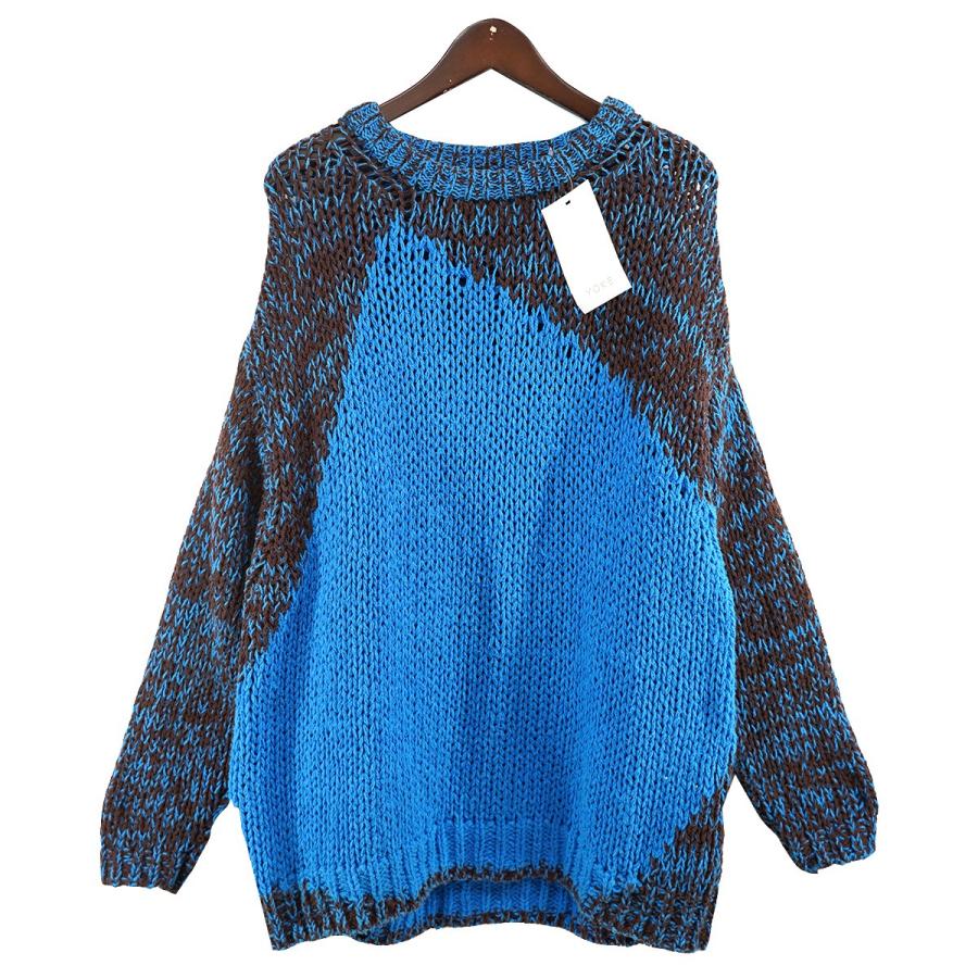 トップス YOKE 24SS INTARSIA CREWNECK SWEATER 2 YOAK（ヨーク） YOKE 24SS INTARSIA CREWNECK SWEATER インターシャ
