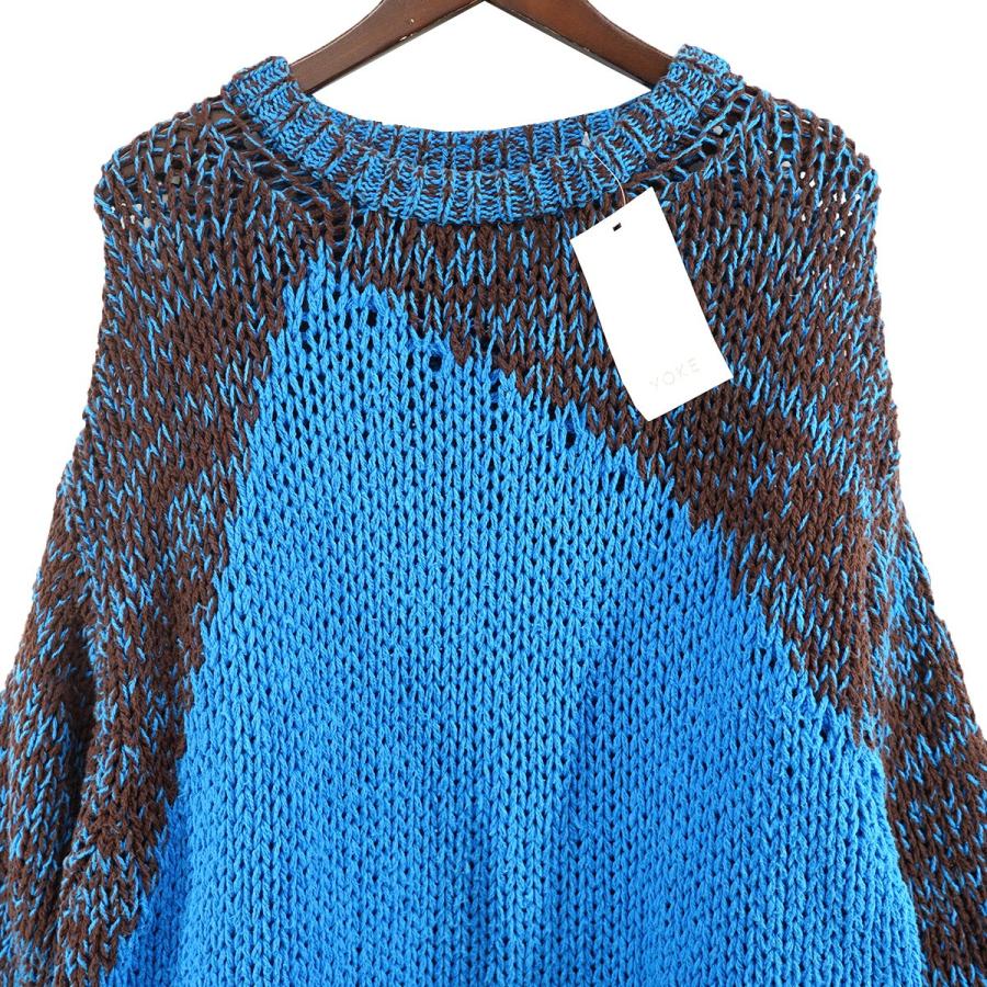 YOAK（ヨーク） YOKE 24SS INTARSIA CREWNECK SWEATER インターシャ