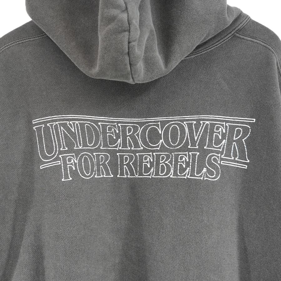UNDERCOVER アンダーカバー パーカー 22AW  UC2B9817-2   Netflix Stranger Things Hellfire Club スウェット パーカー グレー系 4【新古品】【未使用】【中古】 UNDERCOVER（アンダーカバー） UNDERCOVER 22AW STRANGER THINGS