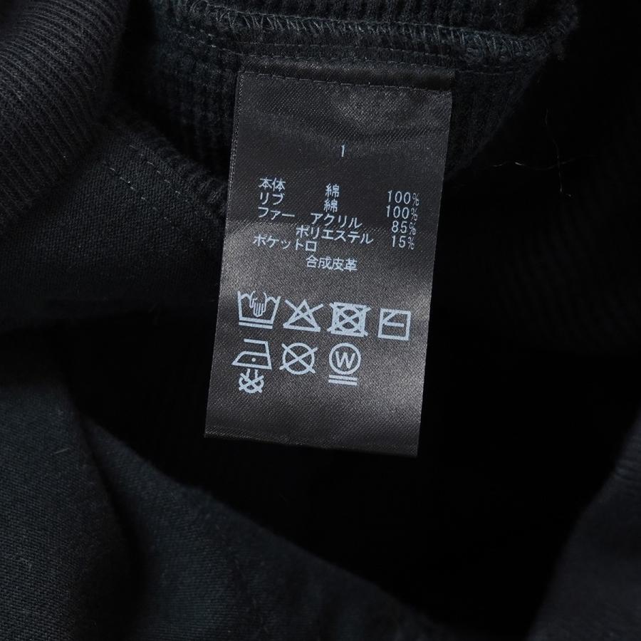 フィルス FILTH 25AW DESTROY ZIP UP ／ BLK デストロイ ダメージ 加工