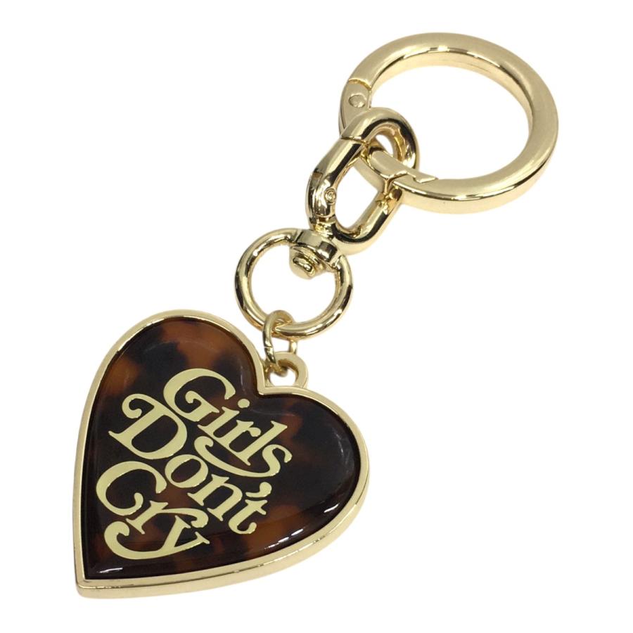 メンズ girls don't cry tortoiseshell keyring