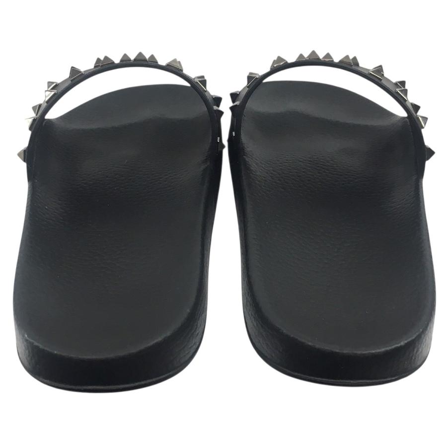 VALENTINO ロックスタッズサンダル 黒　43/26〜27.5位　サンダル VALENTINO（ヴァレンティノ） ヴァレンチノ ロックスタッズラバー