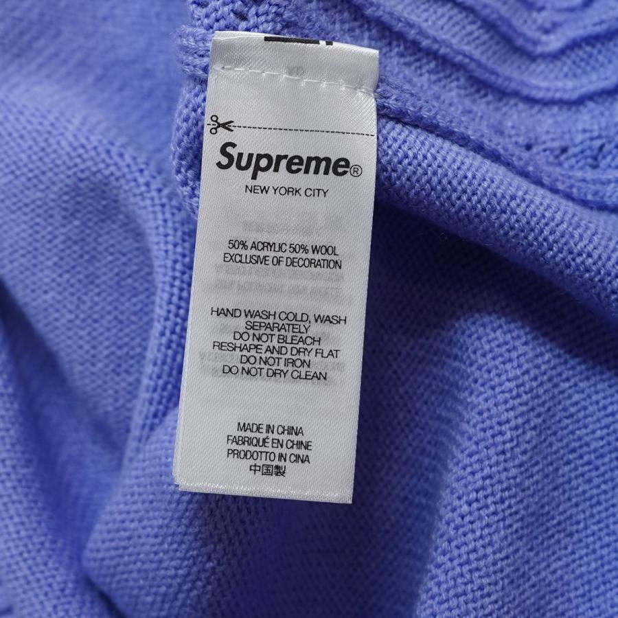 メンズ 最終値下げ Supreme ラベンダー クルーネックセーター L