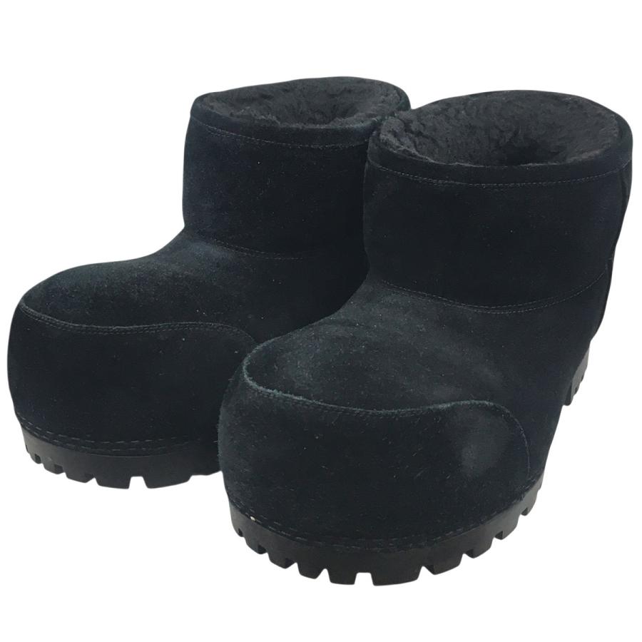 BALENCIAGA ファー ブーツ ブラック BALENCIAGA ファー ブーツ ブラック