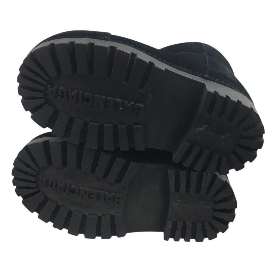 BALENCIAGA ファー ブーツ ブラック