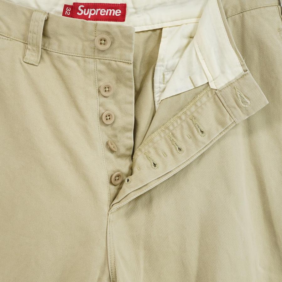 Supreme チノパン ピンナップ ガール ロゴワッペン32ベージュ 【公式通販】