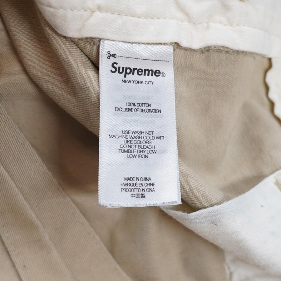 Supreme チノパン ピンナップ ガール ロゴワッペン32ベージュ 【公式通販】